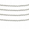 Łańcuszek kulkowy do biżuterii 2.4mm 1m k. SREBRNY