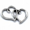 Łącznik Metalowy Serca 32x20mm 1szt