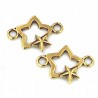 Łącznik do bransoletek GWIAZDA 28x13 mm 2szt metal