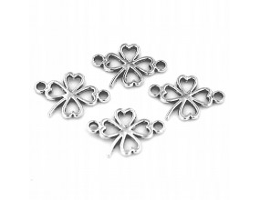 Łącznik do bransoletek KONICZYNA 16x11 mm 4szt