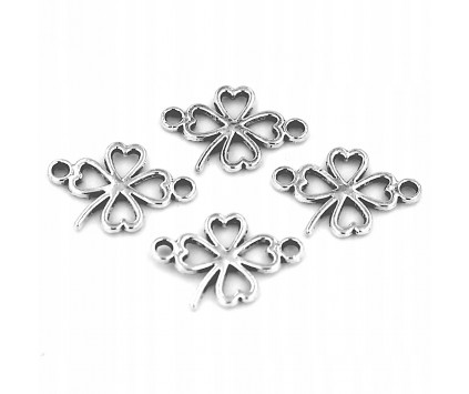 Łącznik do bransoletek KONICZYNA 16x11 mm 4szt