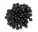 Koraliki Drewniane do Biżuterii Kula Drewno Czarne 6mm 50szt