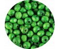 KORALIKI DREWNIANE DO BIŻUTERII ZIELONE 6mm 150szt