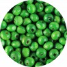 KORALIKI DREWNIANE DO BIŻUTERII ZIELONE 6mm 150szt