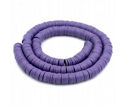 Koraliki KATSUKI krążki z MODELINY 8mm 400szt 40cm