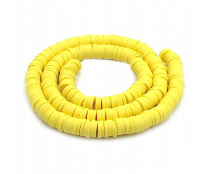 Koraliki KATSUKI krążki z MODELINY 8mm 400szt 40cm