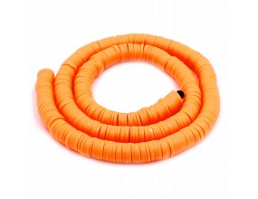 Koraliki KATSUKI krążki z MODELINY 8mm 400szt neon