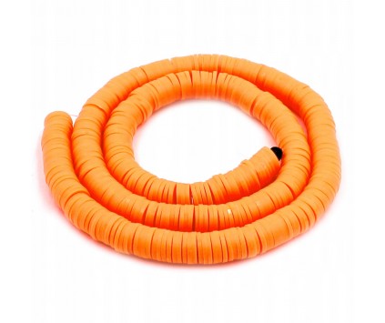 Koraliki KATSUKI krążki z MODELINY 8mm 400szt neon