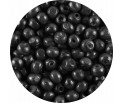 KORALIKI DREWNIANE DO BIŻUTERII CZARNE 6mm 150szt