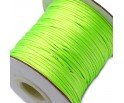 SZNUREK TOPLIWY BŁYSK 1mm 5 METRÓW ZIELONY NEON