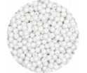 PERŁA PERŁY PEREŁKI SZKLANE 4mm BIAŁE 50sztuk