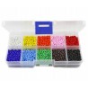 ZESTAW KORALIKI DROBNE 2mm ORGANIZER SEEDS 100gram