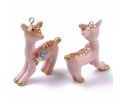 Zawieszka Charms JELONEK Żywica 44.5x37x17mm 1szt