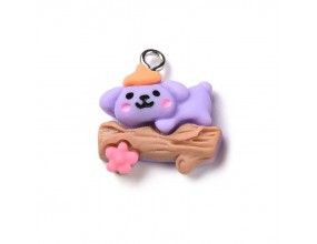 Zawieszka Charms KOALA Żywica 20x18mm 1szt