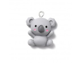 Zawieszka Charms KOALA Żywica 25x21mm 1szt