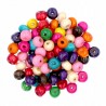 Koraliki Drewniane Kula Drewno Mix 6mm 50szt