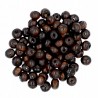 Koraliki Drewniane Kula Drewno Brązowe 6mm 50szt