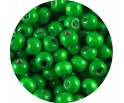 KORALIKI DREWNIANE DREWNO ZIELONE 8mm 100sz KULE