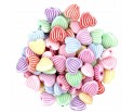 Koraliki SERCA Serduszka Pastelowe akryl Mix 100sz