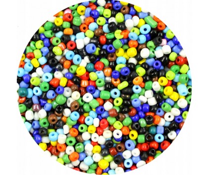 Koraliki Drobne Szklane SEEDS Mix 2mm 30g Sutasz