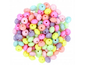 Oponki Szlifowane Dyski 8mm 100szt mix koraliki