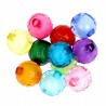 Koraliki Szlifowane Kule akrylowe 10mm mix 10szt