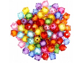 Koraliki Diamenty Koralik w Koraliku 8mm mix 100sz