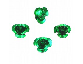 Koraliki Różyczki do Kolczyków 14szt aluminium