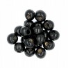 Koraliki Drewniane Naturalne Kule 8mm 20szt Czarne