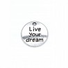 ZAWIESZKA CHARMS LIVE YOUR DREAM 20x20mm METAL 1sz