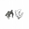 ZAWIESZKA CHARMS KROKODYL 14x17mm METAL 3szt