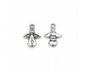 ZAWIESZKA CHARMS ANIOŁEK 17x13mm METALOWA 4szt