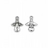ZAWIESZKA CHARMS ANIOŁEK 17x13mm METALOWA 4szt