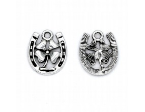 ZAWIESZKA CHARMS PODKOWA KONICZYNA 17x15mm 2szt