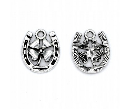 ZAWIESZKA CHARMS PODKOWA KONICZYNA 17x15mm 2szt