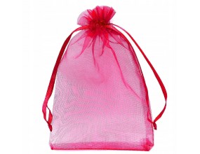 ORGANZA WORECZEK Z ORGANZY 14x9 ŚWIĘTA 1szt BORDO