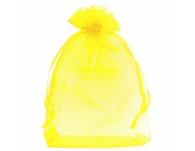 ORGANZA WORECZEK Z ORGANZY 14x9 ŚWIĘTA 1szt ŻÓŁTY