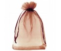 ORGANZA WORECZEK Z ORGANZY 14x9 ŚWIĘTA 1szt BRĄZOW