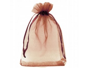 ORGANZA WORECZEK Z ORGANZY 14x9 ŚWIĘTA 1szt BRĄZOW
