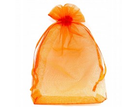 ORGANZA WORECZEK Z ORGANZY 14x9 ŚWIĘTA 1szt POMARA