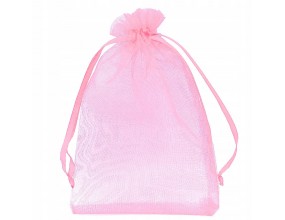 ORGANZA WORECZEK Z ORGANZY 14x9 ŚWIĘTA 1szt RÓŻ JA
