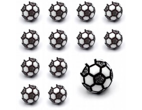 ZAWIESZKI AKRYLOWE PIŁKI PIŁKA KORLIK PRZEKŁADKA DO BRELOKA 18,5mm 12sz