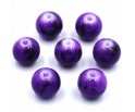 KORALIKI SZKLANE POWLEKANE MARMURKI 8mm 20SZT