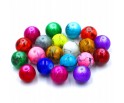 KORALIKI SZKLANE POWLEKANE MARMURKI 8mm 20SZT MIX