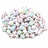 Koraliki EMOTKI buźki SMILE EMOJI kule 8mm 20szt