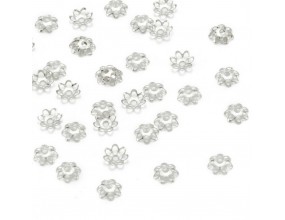 Nakładka, przekładka 6mm kwiatki 100sztuk