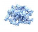 KORALIKI cukierki cukierek AKRYL 15x7mm Niebieskie 20szt