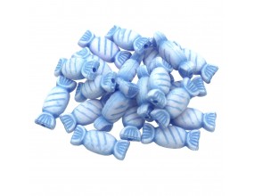 KORALIKI cukierki cukierek AKRYL 15x7mm Niebieskie 20szt