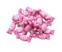 KORALIKI cukierki cukierek AKRYL 15x7mm Różowe 20szt