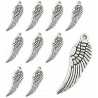 ZAWIESZKI CHARMS SKRZYDŁA SKRZYDEŁKA ZAWIESZKA SKRZYDŁO WISIOREK 29mm 12szt